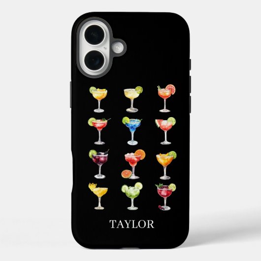 Margarita Anyone met monogram Case-Mate iPhone Case (Achterkant)