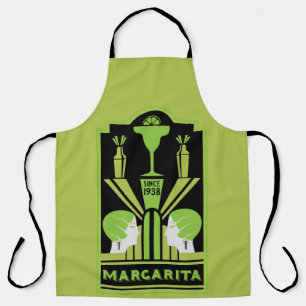 Margarita Art Deco Cocktail Schort
