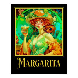 Margarita Art Nouveau Perfect Poster