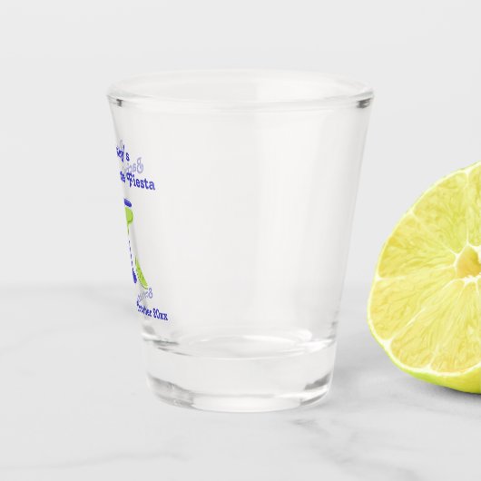 Margarita Bachelorette Fiesta Party Favor Shot Glas (Rechts)