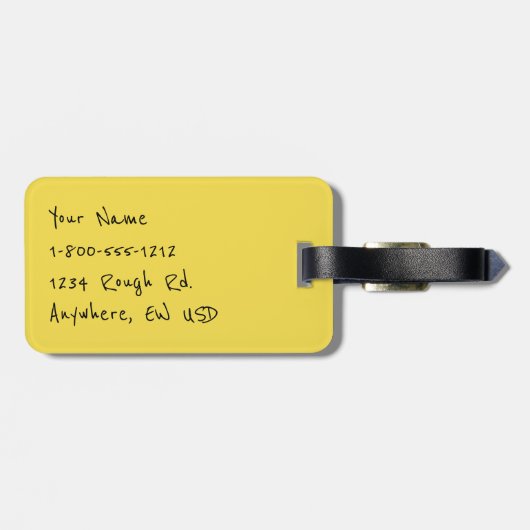 Margarita Bagagelabel (Achterkant horizontaal)