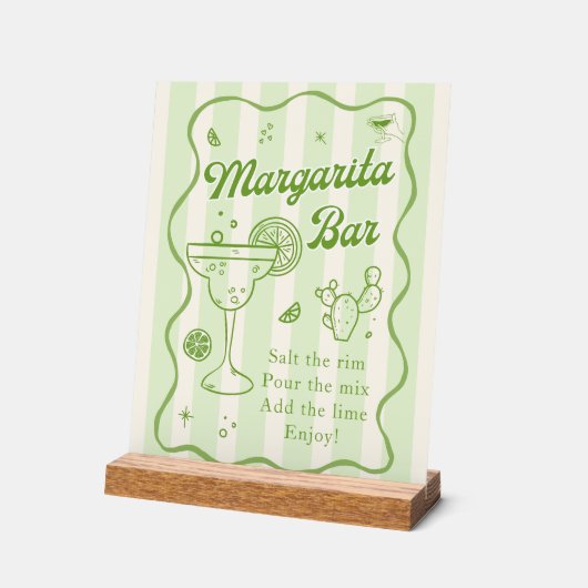 Margarita Bar Acryl Bord (Hoek)