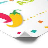 Margarita Bar Bord - Fiesta - Witte Achtergrond Poster (Hoek)