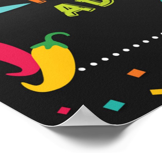 Margarita Bar Bord Poster (Hoek)