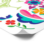 Margarita Bar Fiesta Party Colorful Mexicaans Post Poster (Hoek)