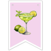 Margarita Bar Pink Vlaggetjes (Eerste vlag)