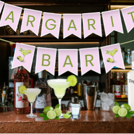 Margarita Bar Pink Vlaggetjes