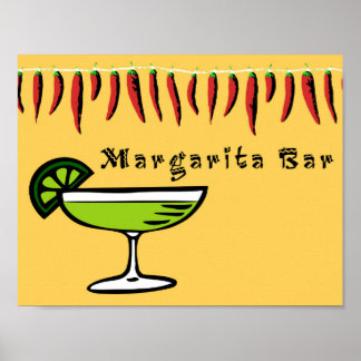 Margarita Bar Poster