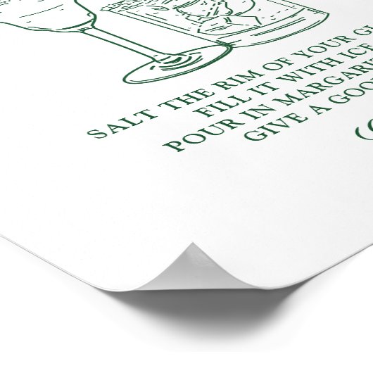 Margarita Bar Poster (Hoek)