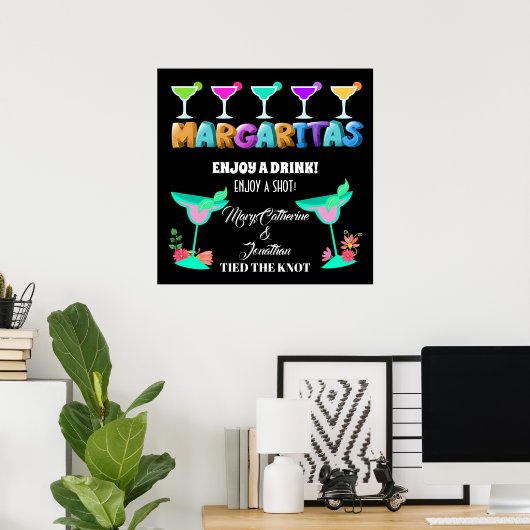 Margarita Bar Poster (Thuiskantoor)