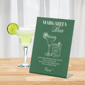 Margarita Bar Reclamebord Met Voetstuk