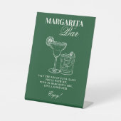 Margarita Bar Reclamebord Met Voetstuk (Voorkant)