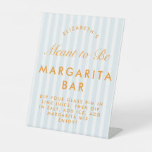 Margarita Bar Retro Sinaasappel & Blauw Bacheloret