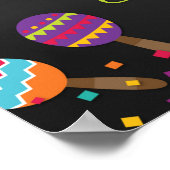 Margarita Bar Uithangbord - Zwarte Achtergrond Poster (Hoek)