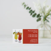  margarita bartender visitekaartjes (Staand voorkant)