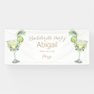 Margarita Beach Ride of Die Posse Bachelorette Spandoek