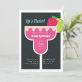 Margarita Birthday Party Invitation Kaart (Staand voorkant)