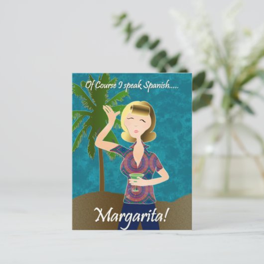 Margarita Briefkaart (Staand voorkant)