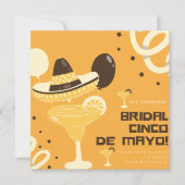 Margarita Cinco De Mayo Vrijgezellenfeest Party Kaart (Voorkant)