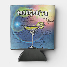 Margarita Cocktail (#9 van 12 Drink Recipe Set) Blikjeskoeler