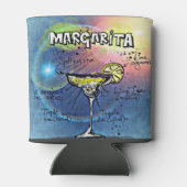 Margarita Cocktail (#9 van 12 Drink Recipe Set) Blikjeskoeler (Achterkant)