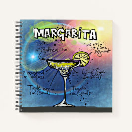 Margarita Cocktail (#9 van 12 Drink Recipe Set) Notitieboek