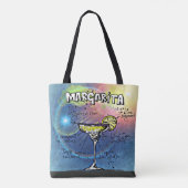 Margarita Cocktail (#9 van 12 Drink Recipe Set) Tote Bag (Achterkant)