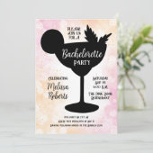 Margarita Cocktail Bachelorette Party Kaart (Staand voorkant)