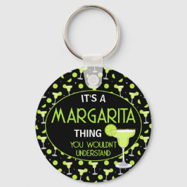 Margarita Cocktail Cute Sleutelhanger