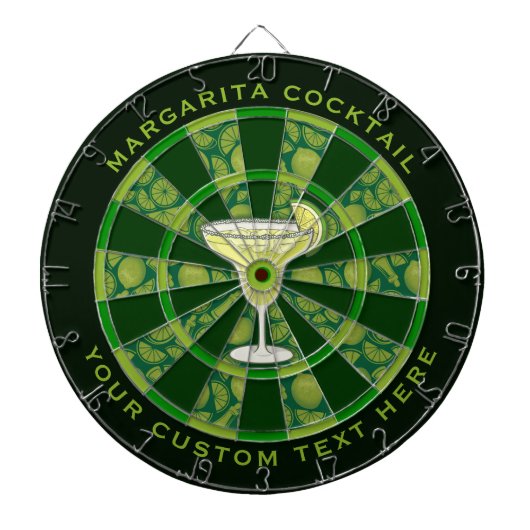 Margarita Cocktail Dartbord (Voorkant)