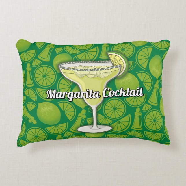 Margarita Cocktail Decoratief Kussen (Voorkant)