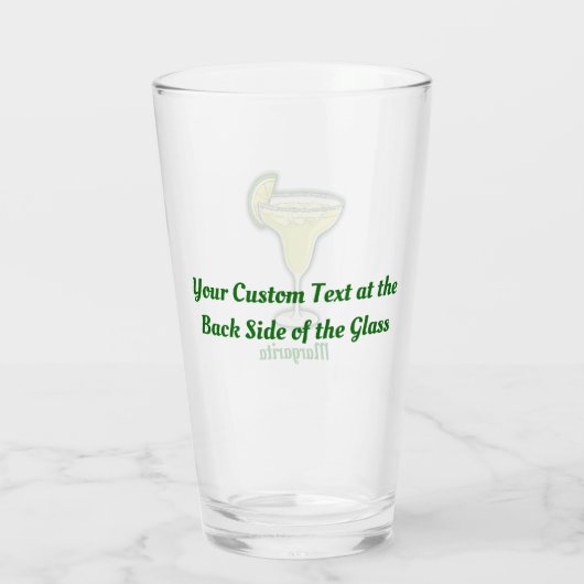 Margarita Cocktail Glas (Achterkant)