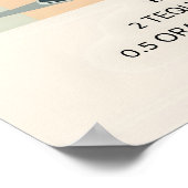 Margarita cocktail ingevroren poster (Hoek)