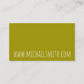 Margarita Cocktail Mixologist Bar Bartender Drink Visitekaartje (Achterkant)