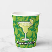Margarita Cocktail Paper Cups Papieren Bekers (Voorkant)