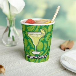 Margarita Cocktail Papieren Bekers