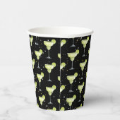 Margarita Cocktail Patroon Papieren Bekers (Rechts)