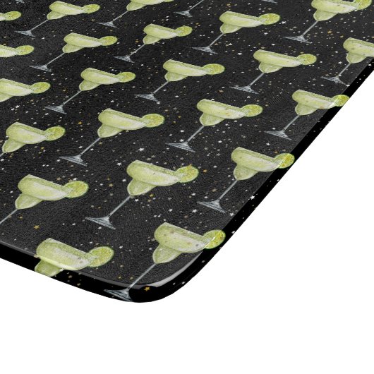 Margarita Cocktail Pattern Snijplank (Hoek)