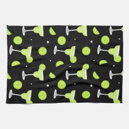 Margarita Cocktail Pattern Theedoek (Horizontaal)