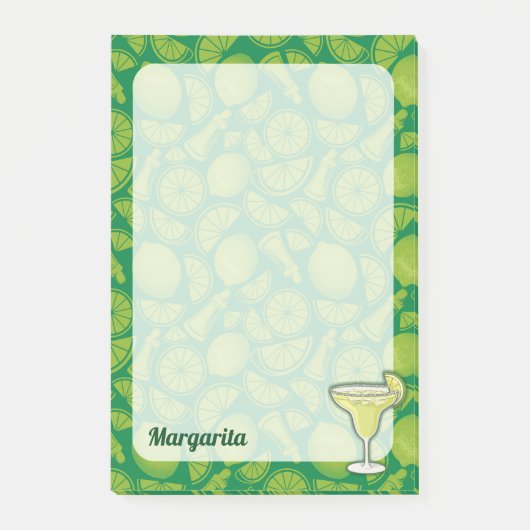 Margarita Cocktail Post-it® Notes (Voorkant)