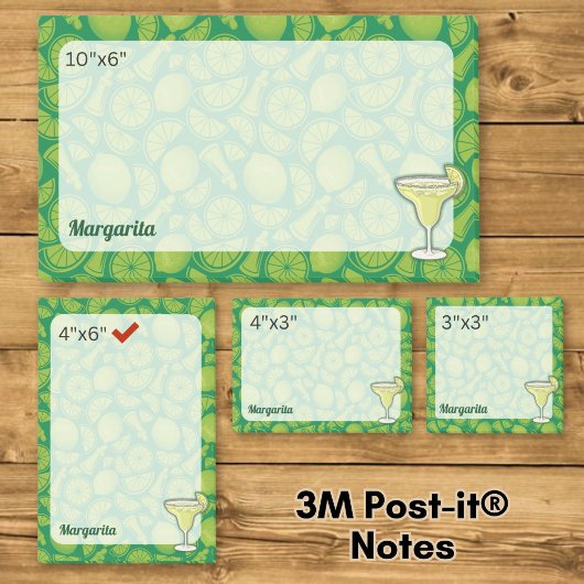 Margarita Cocktail Post-it® Notes