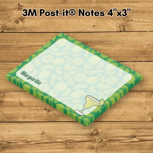 Margarita Cocktail Post-it® Notes