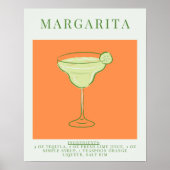 Margarita Cocktail Poster (Voorkant)