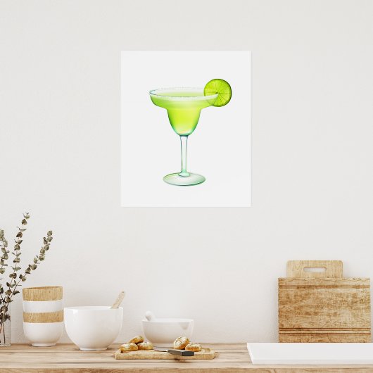 Margarita Cocktail Poster - SRF (Keuken)