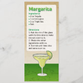 Margarita Cocktail Recept Uitnodiging (Voorkant)