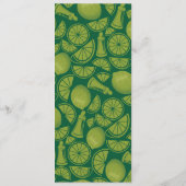 Margarita Cocktail Recept Uitnodiging (Achterkant)