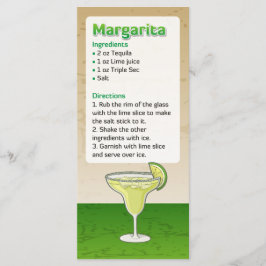 Margarita Cocktail Recept Uitnodiging