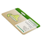 Margarita Cocktail Recipe Magneet (Rechterzijde)