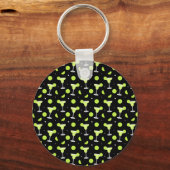 Margarita Cocktail Schattig  Sleutelhanger (Achterkant)