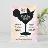 Margarita Cocktail Verjaardagsfeestje Kaart (Staand voorkant)